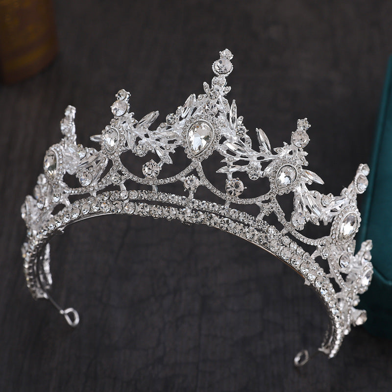 Luxury wedding bride wedding rhinestone alloy crown hair accessories, wedding travel photography stage crown accessories