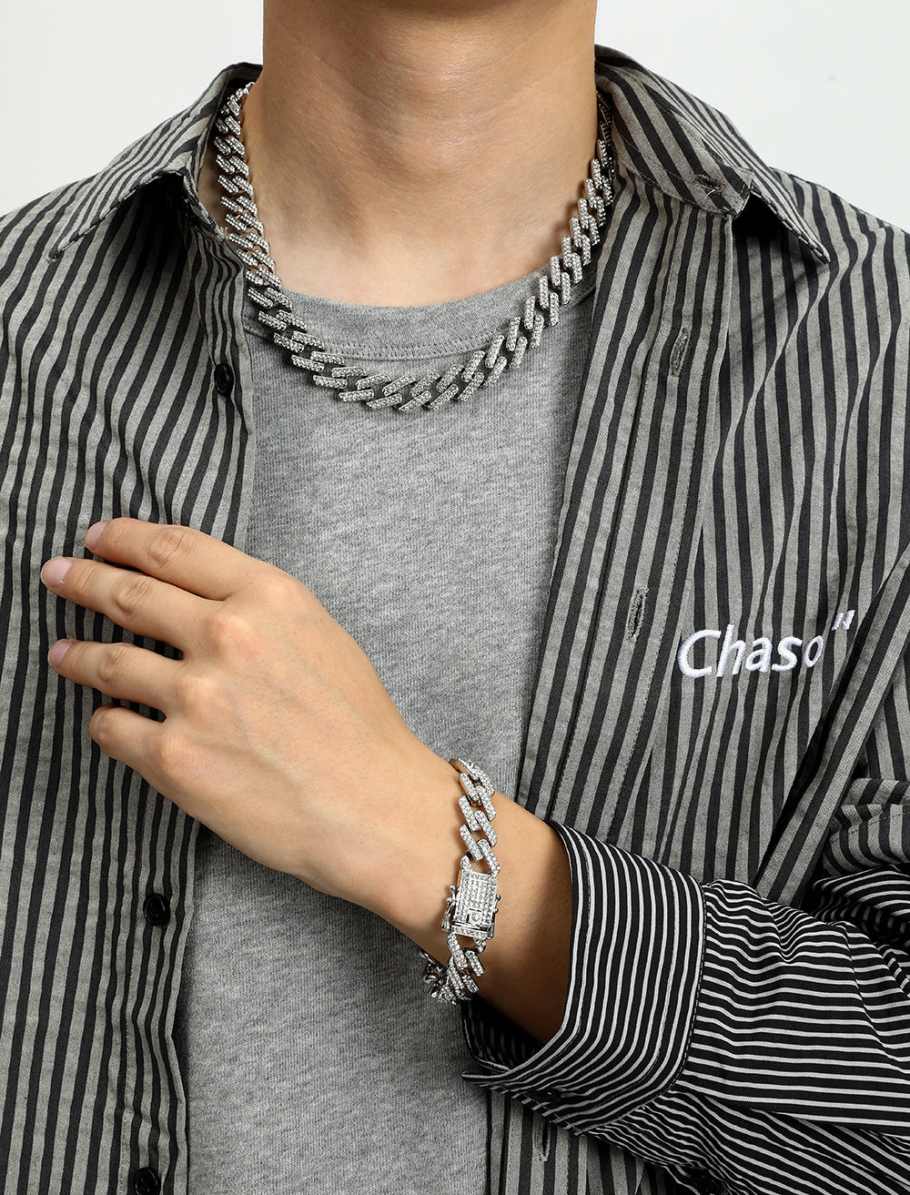 Caniwal Design Cuban link and Bracelet