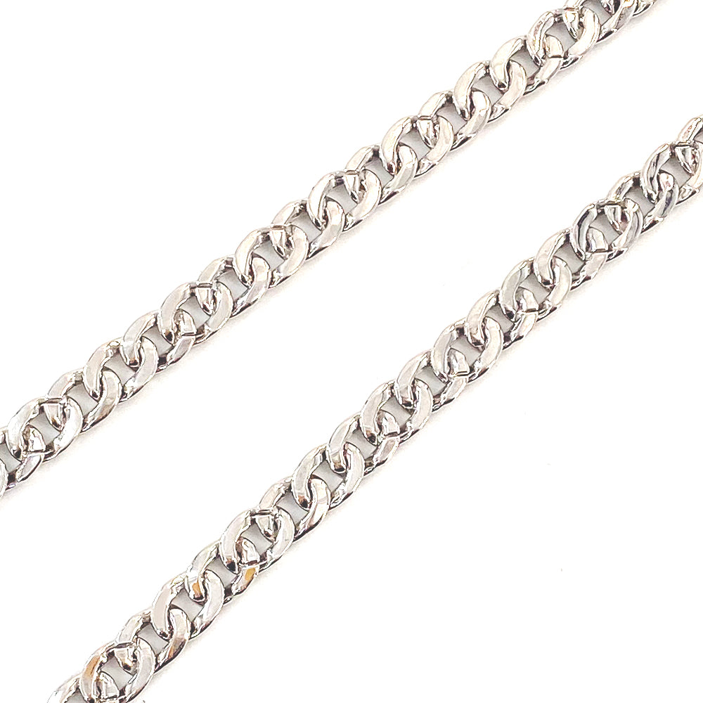 Thin design Rhinestones Cuban Chain and Bracelet