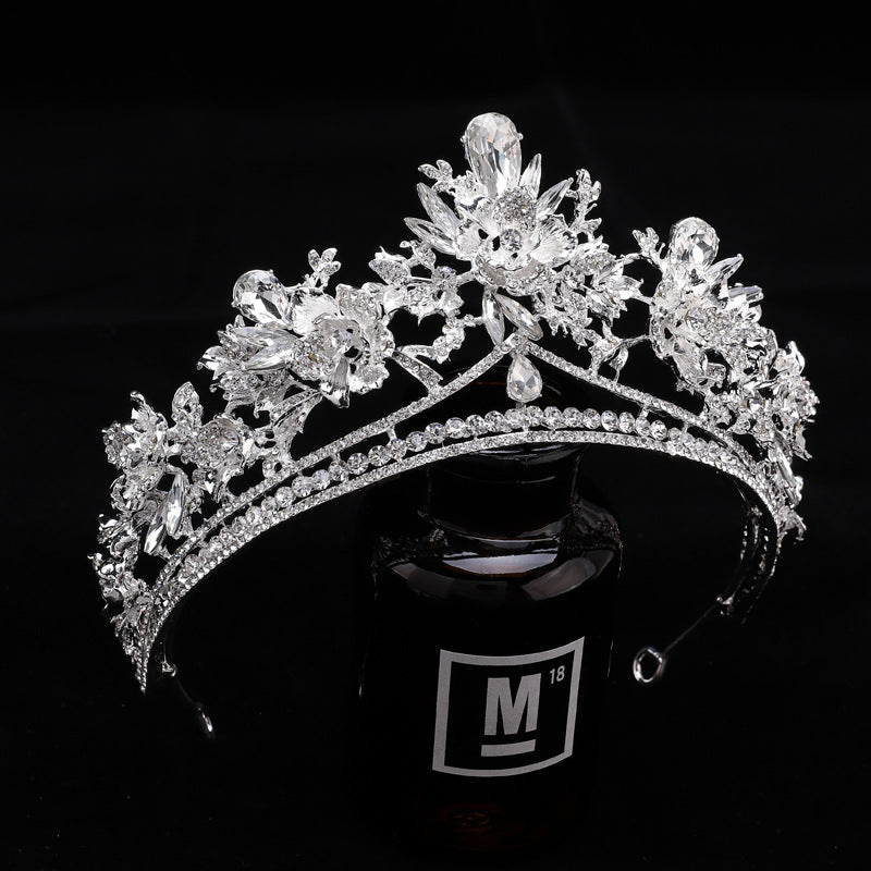 Crown tiara, luxury fashion bridal wedding dress wedding accessories, birthday crown headband