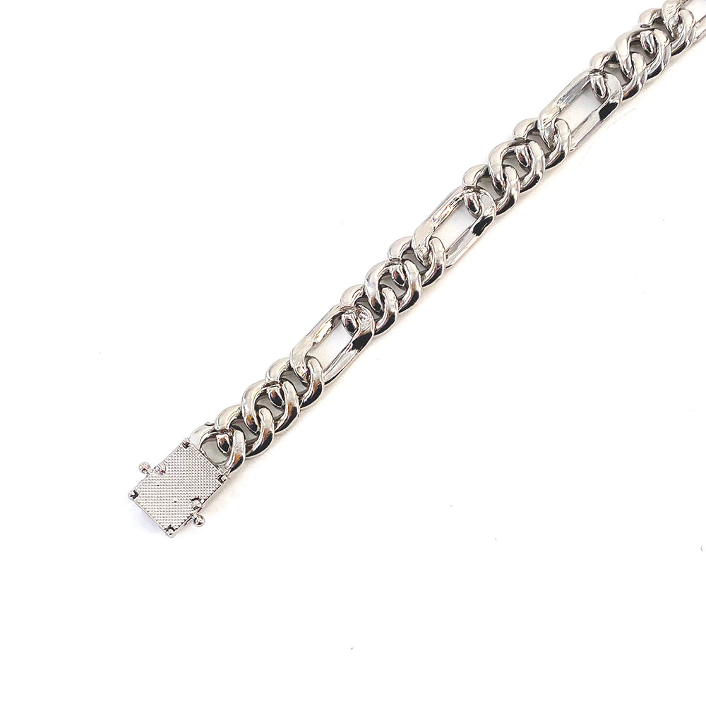 Stumbling Rhinestones Cuban Chain and Bracelet