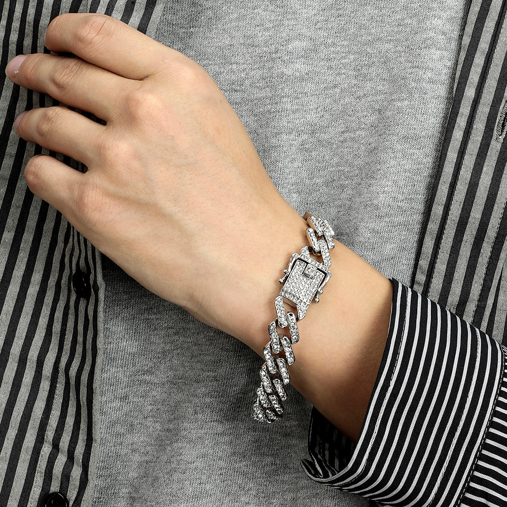 Miami Sterling Cuban Chain and Bracelet