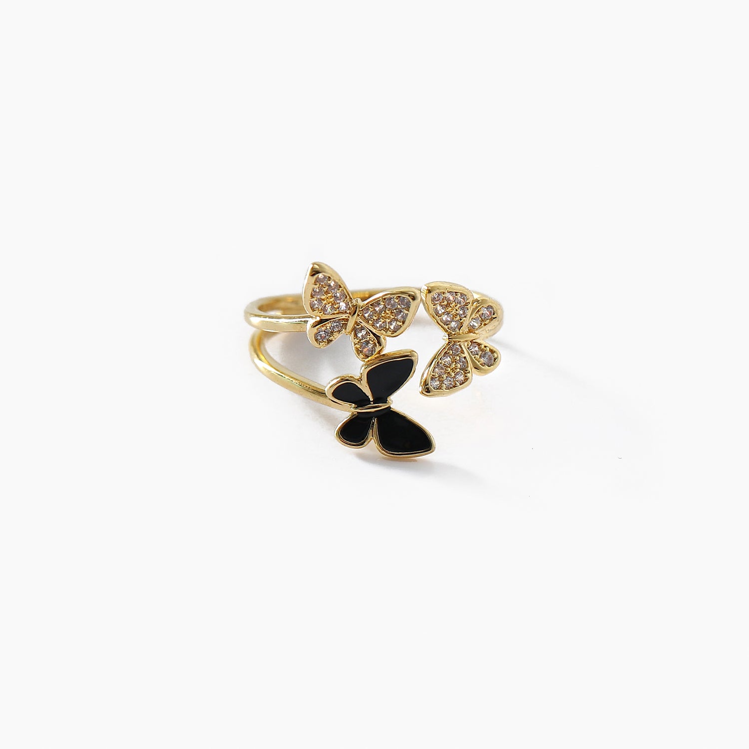 Exquisite Opening Adjustable Butterfly Ring