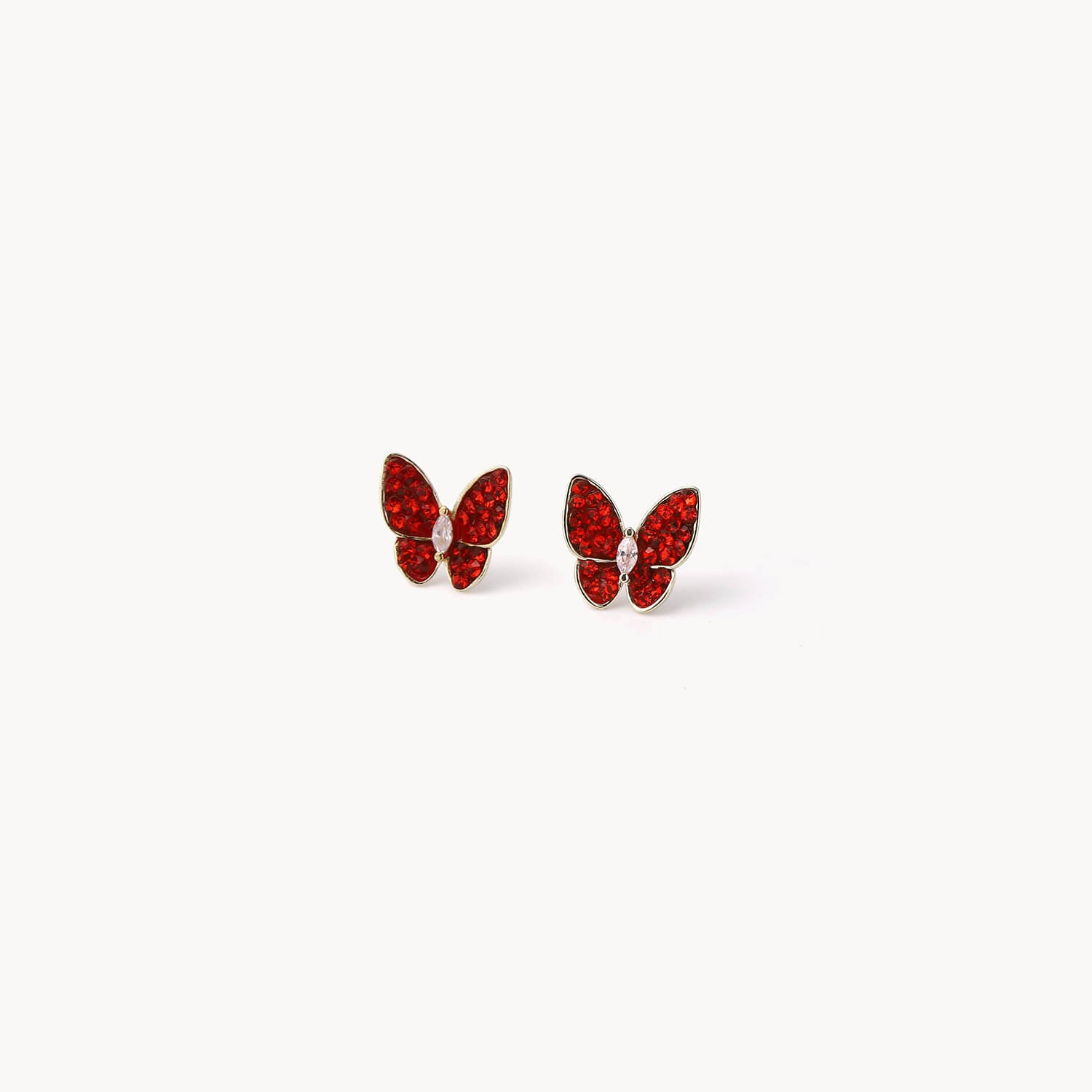 New Temperament Sweet Butterflies Whole Body Stud Earrings