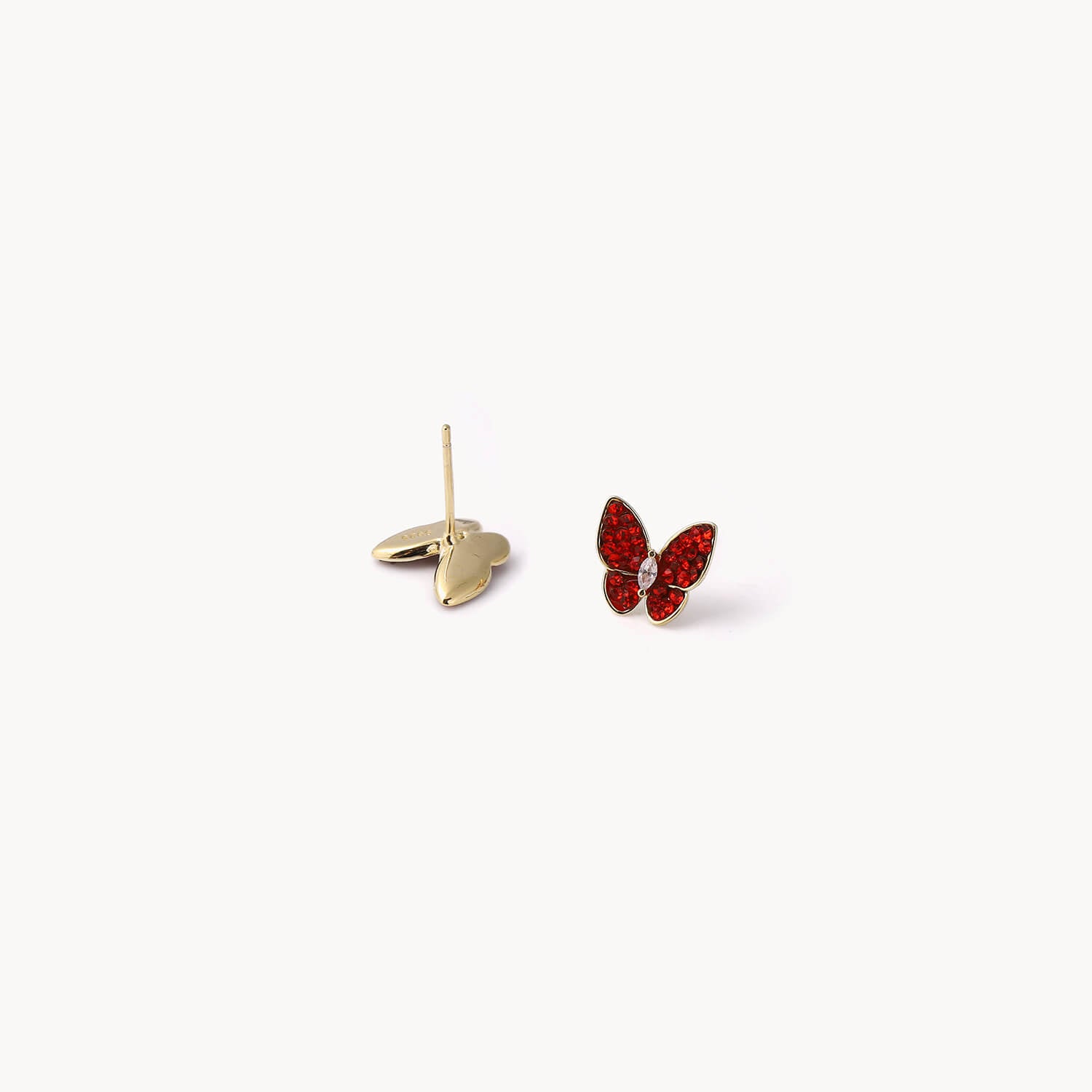 New Temperament Sweet Butterflies Whole Body Stud Earrings