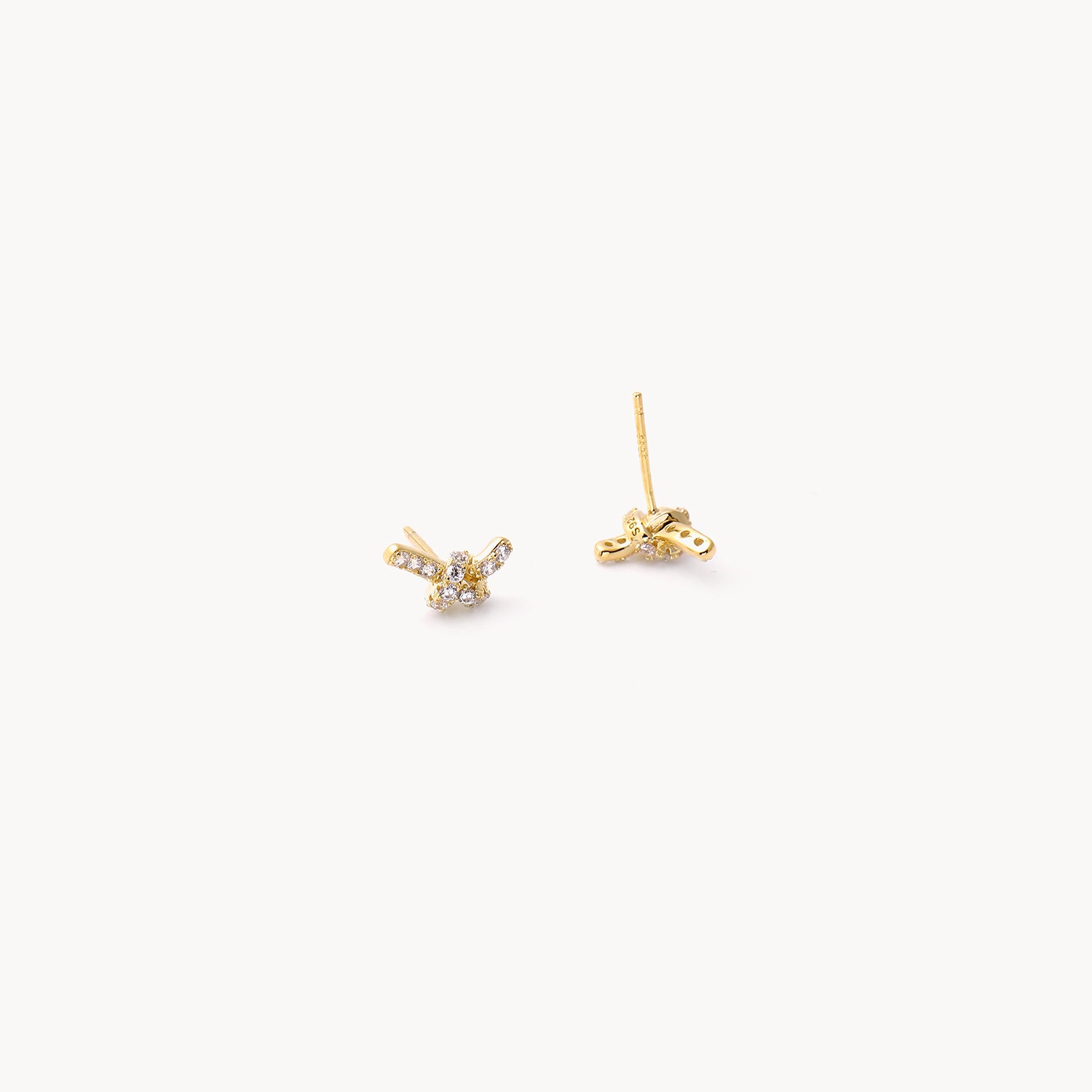 Small and Exquisite Female Zirconium Stud Earrings