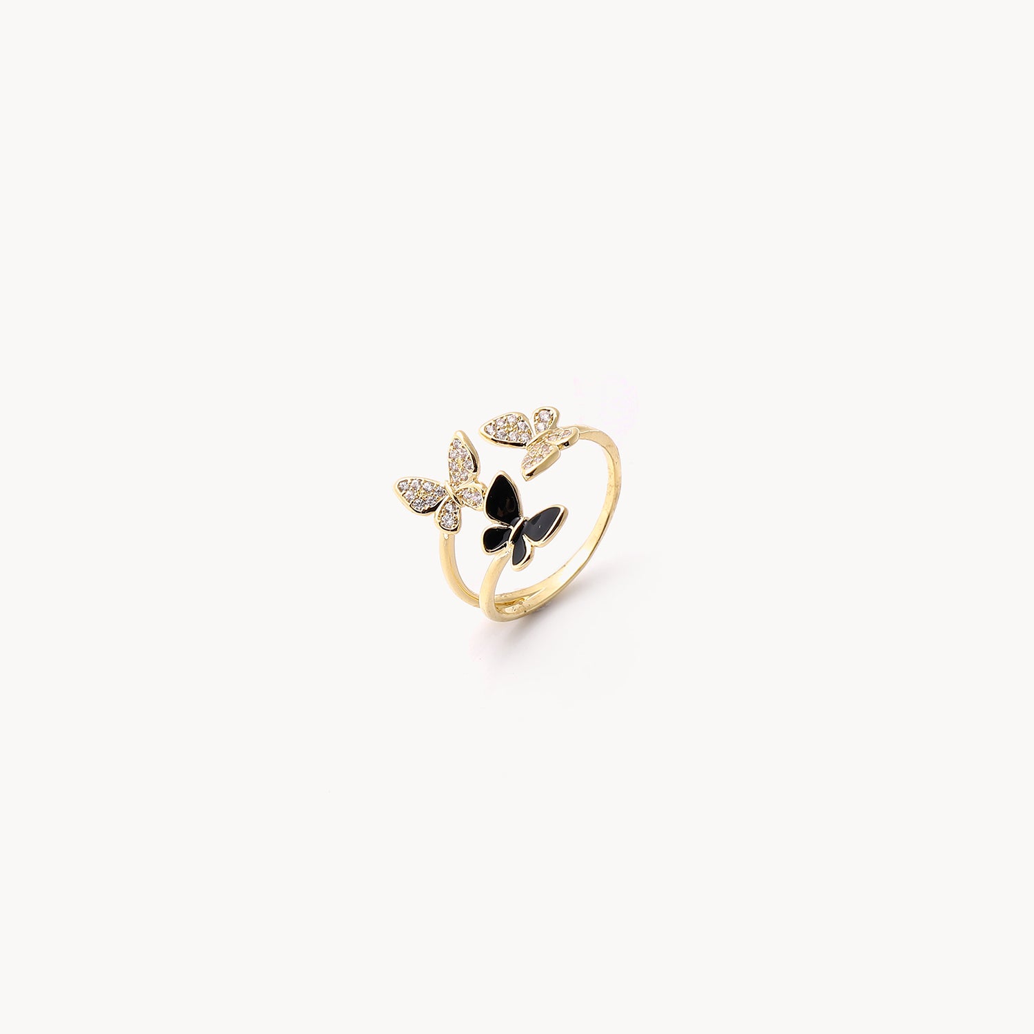 Exquisite Opening Adjustable Butterfly Ring