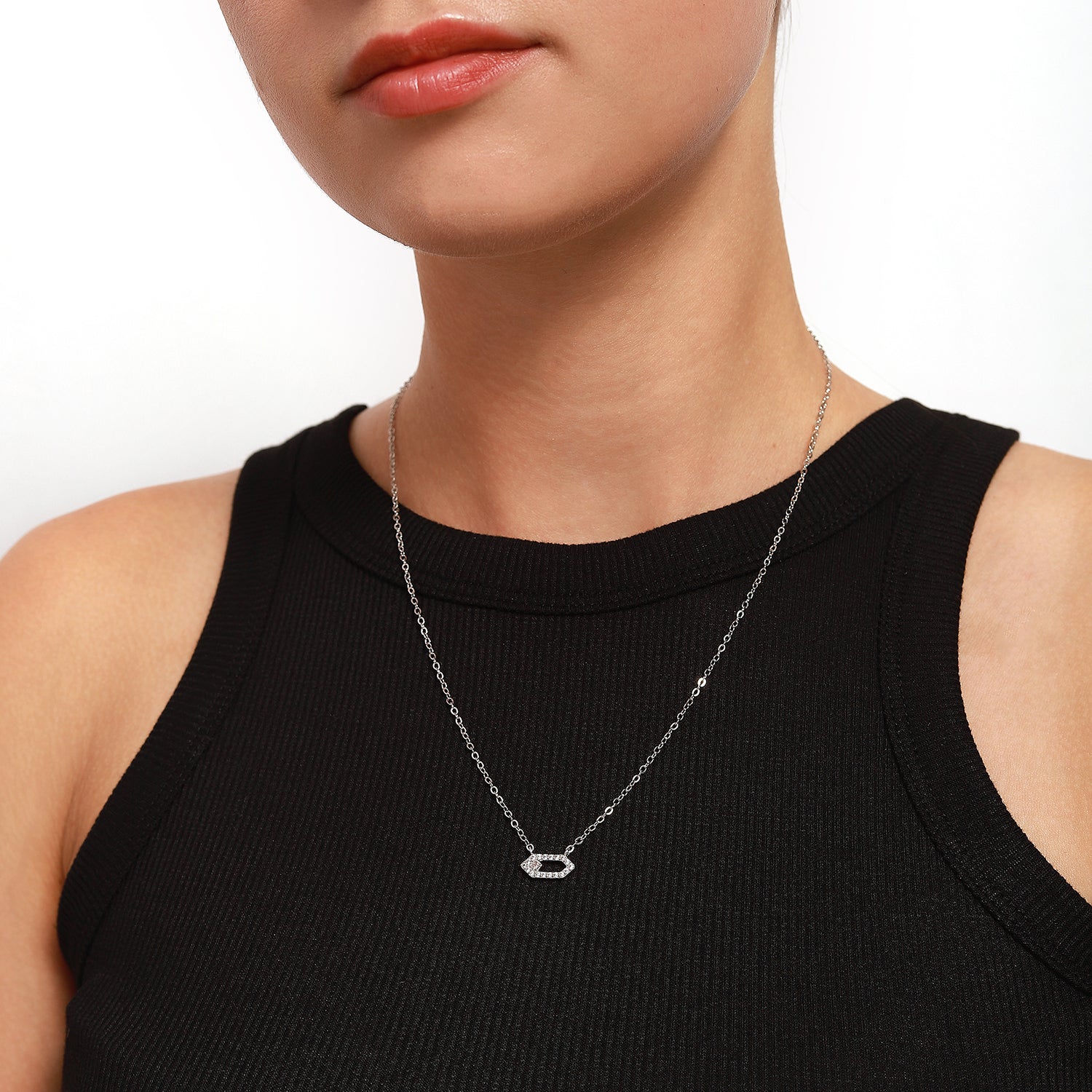 Niche Light Luxury Paperclip Necklace