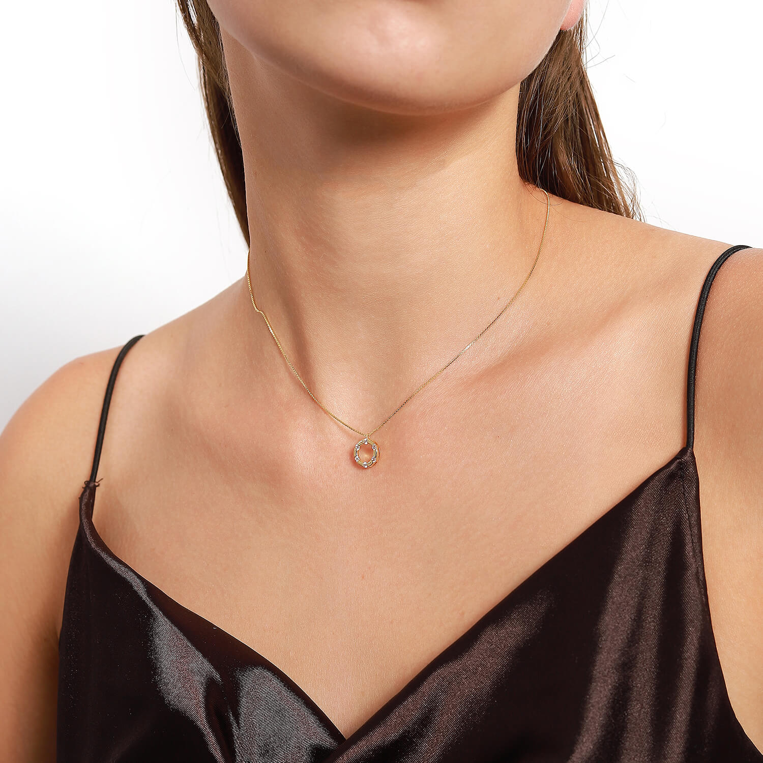 Simple design light luxury clavicle chain