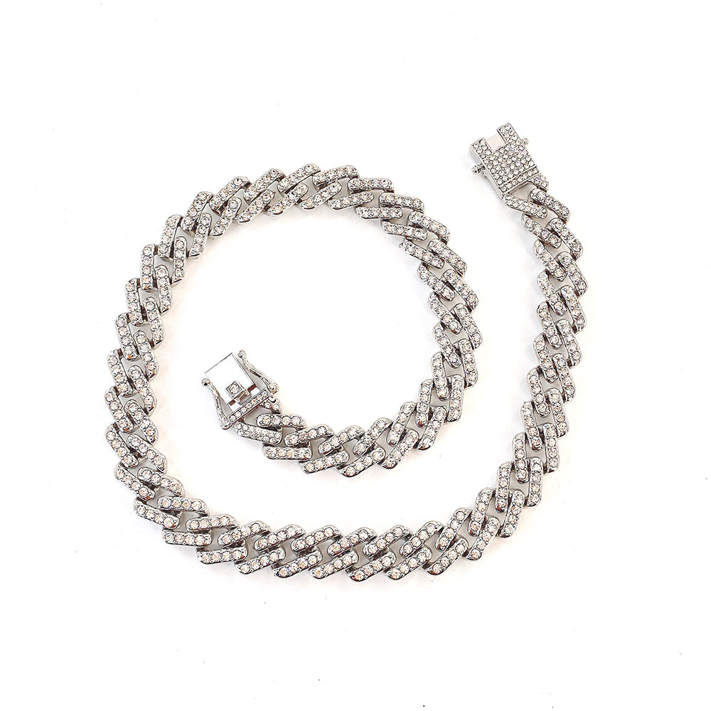 Miami Sterling Cuban Chain and Bracelet