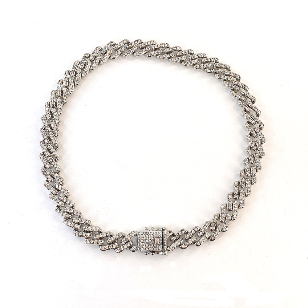 Miami Sterling Cuban Chain and Bracelet