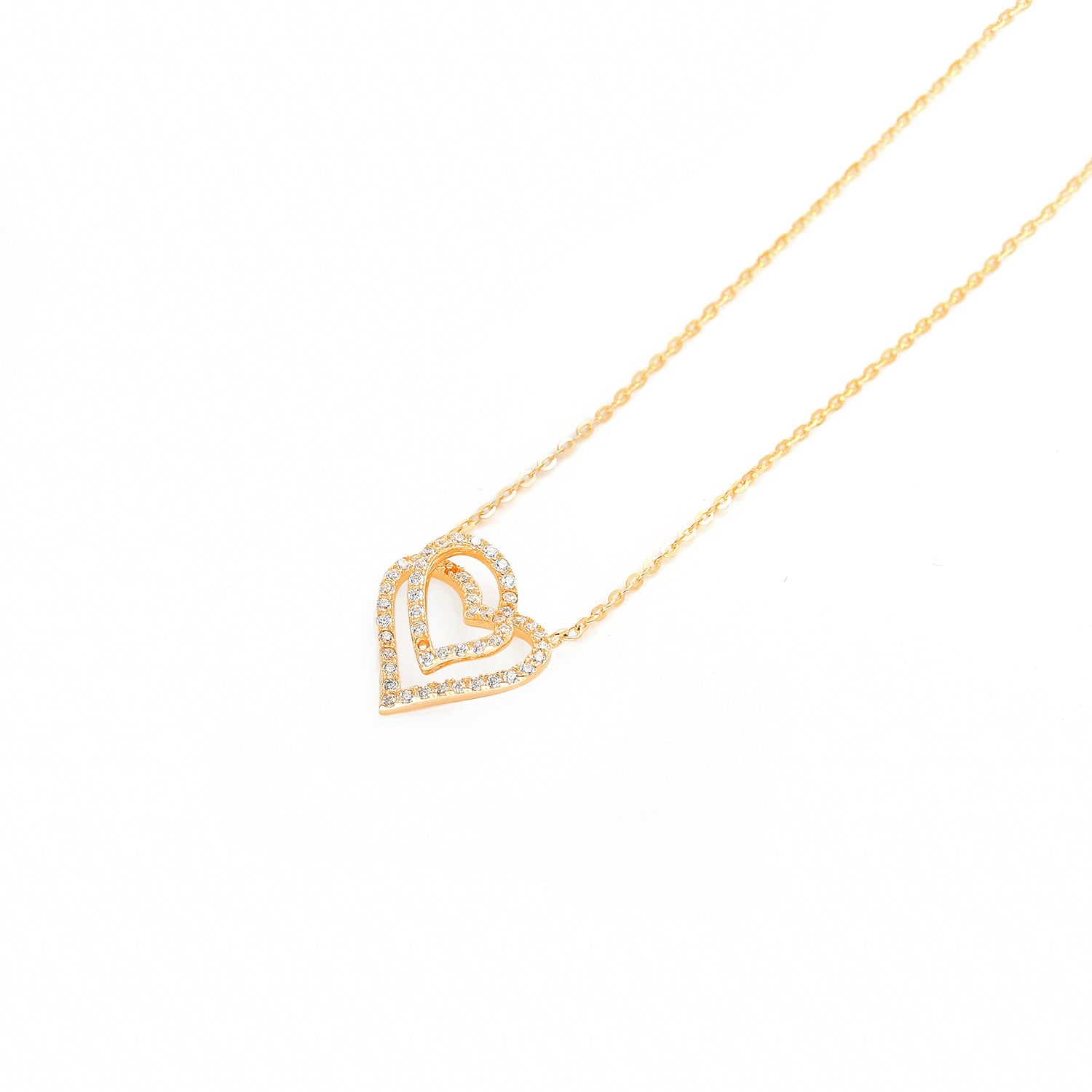 Fashion S925 Silver Heart Necklace