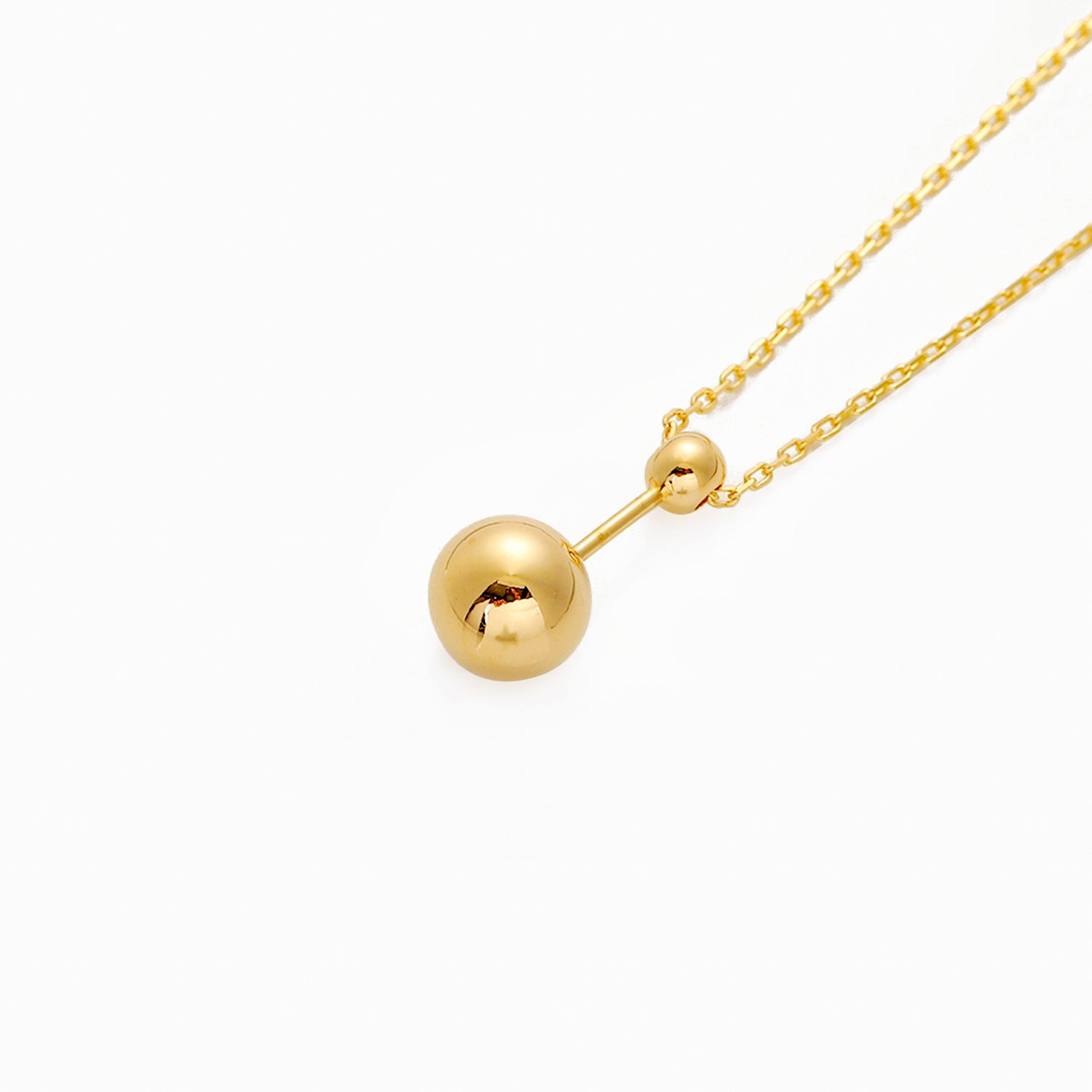 Simple Geometric Gold-Plated Necklace