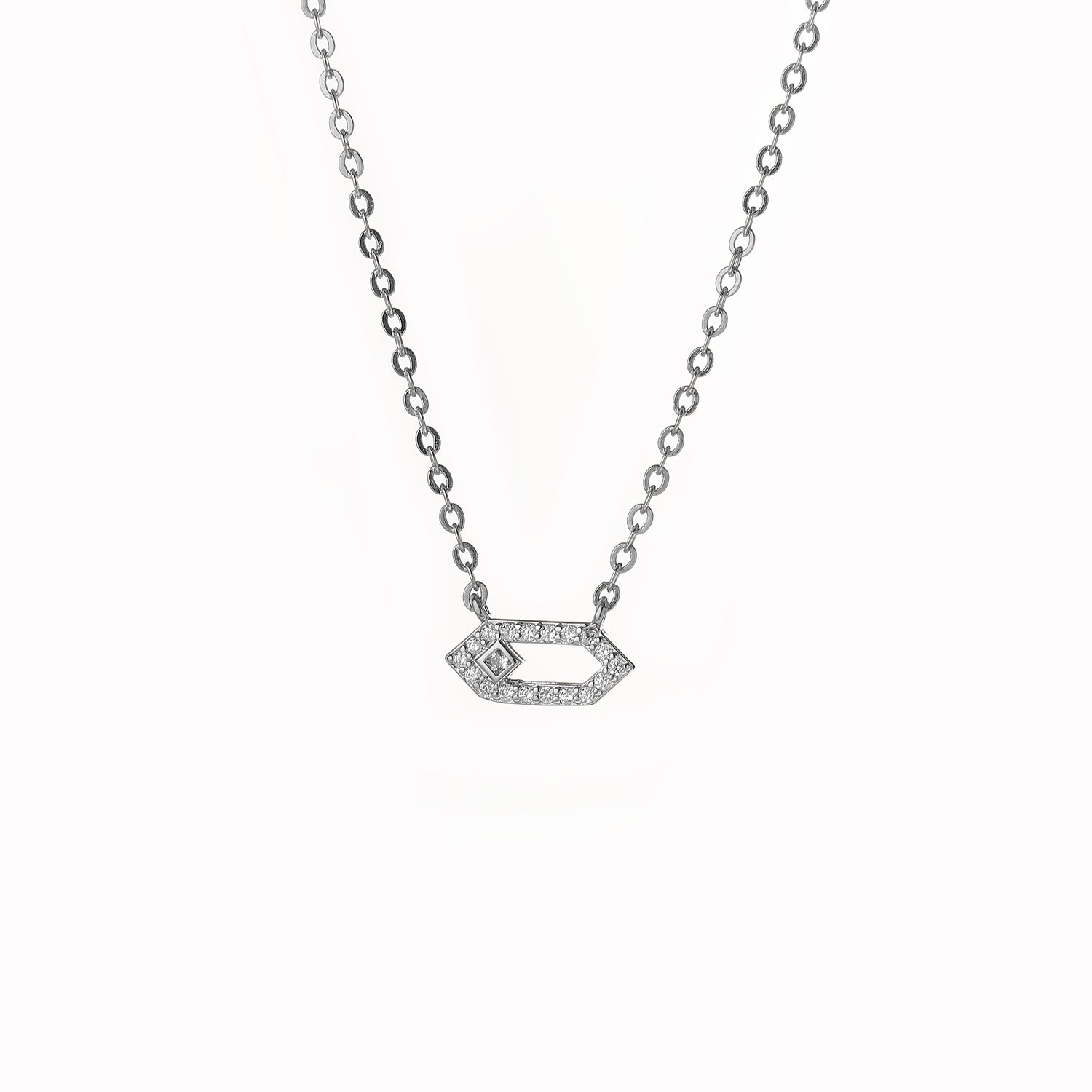 Niche Light Luxury Paperclip Necklace